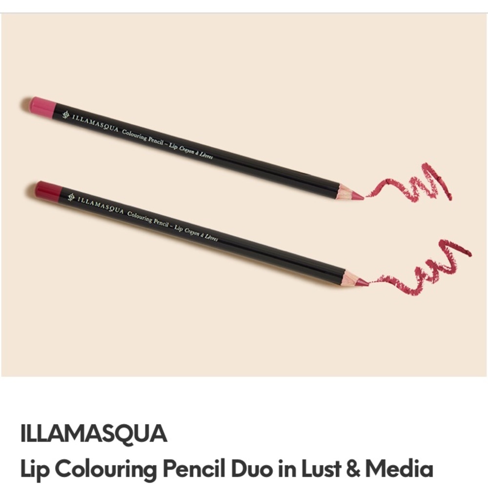 Illamasqua Lip Coloring Pencil Duo in Pink & Red